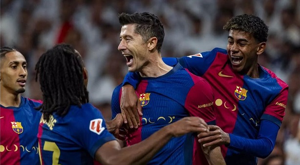 El Clasico: Lewandowski double enables Barcelona thrash rivals Real Madrid