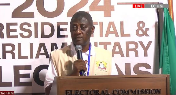 60% of polling station results received at constituency collation centres – EC