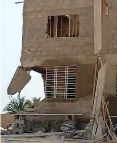 Keta: Unidentified men demolish MCE’s private building on reclaimed land