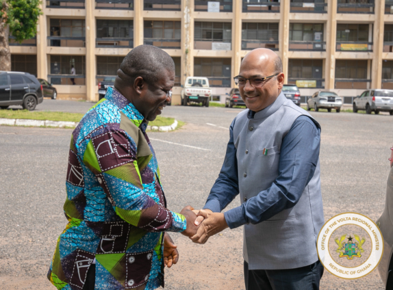 Indian High Commissioner calls on Volta regional Minister