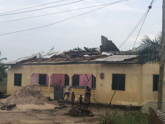 Rainstorm wreaks havoc in Akatsi South