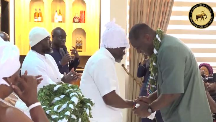 Idris Elba honoured by Ga King, unveils plans for world-class film studio in Accra