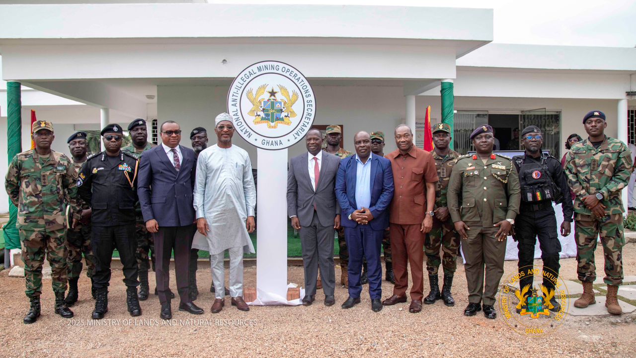 Galamsey Fight: Lands Minister Launches National Anti-Illegal Mining Operations Secretariat