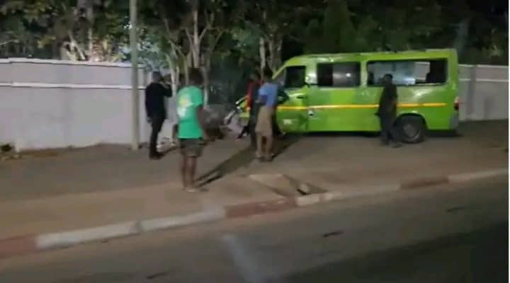 Trotro Driver Crushes Into Akufo-Addo’s Residence
