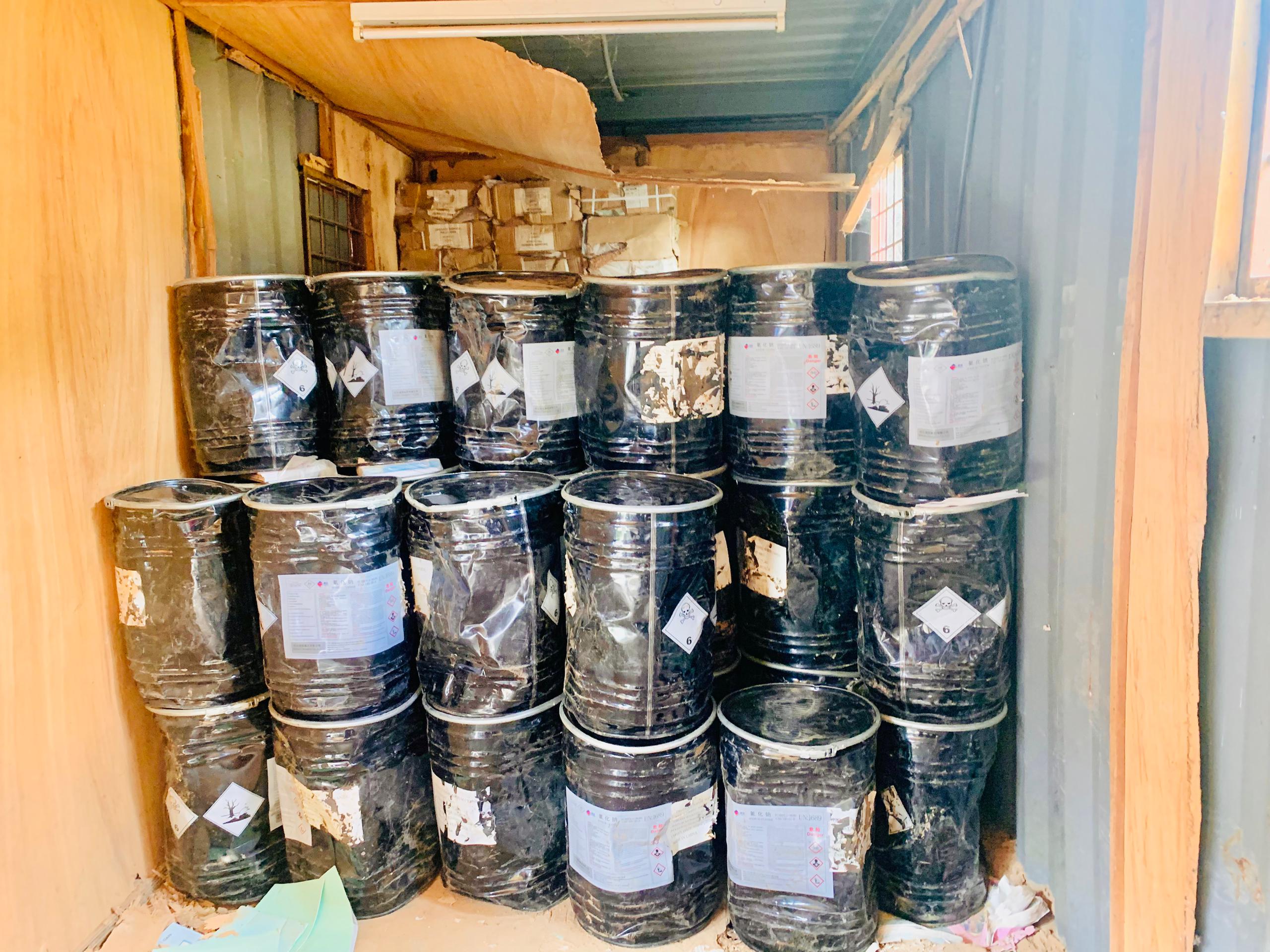 UW/R: GHC800K Worth Of Cyanide Seized By Anti-Galamsey Taskforce In Zupiri