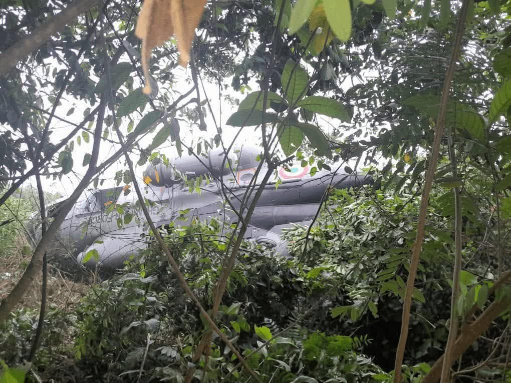 Breaking: GAF Helicopter Crashes At Adansi, Occupants Feared Dead