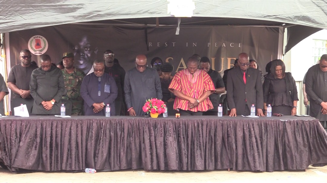 NADMO And Interior Ministry Pay Emotional Tributes To Samuel Aboagye At One-Week Memorial