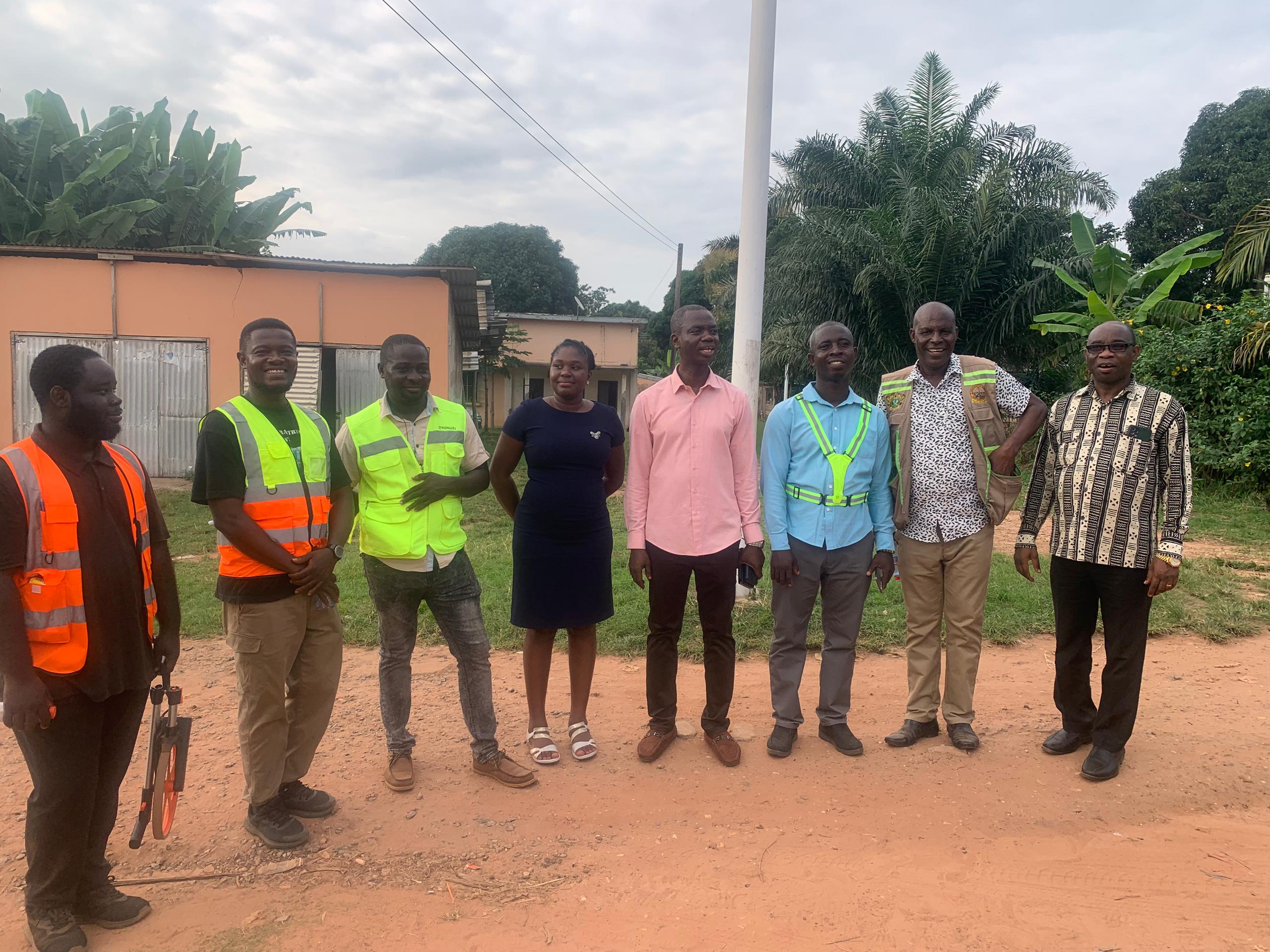 Kpando MCE Takes Inventory Of Township Roads; Construction To Begin Soon.