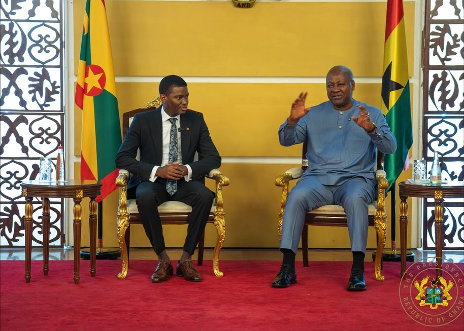 President Mahama Calls For Closer Cooperation Between Ghana and Grenada