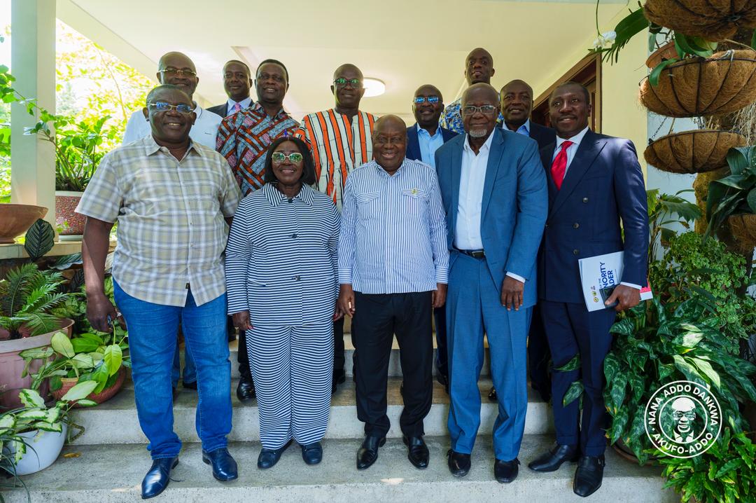 NPP Flagbearer Race: Former President Akufo-Addo Meets 5 Aspirants