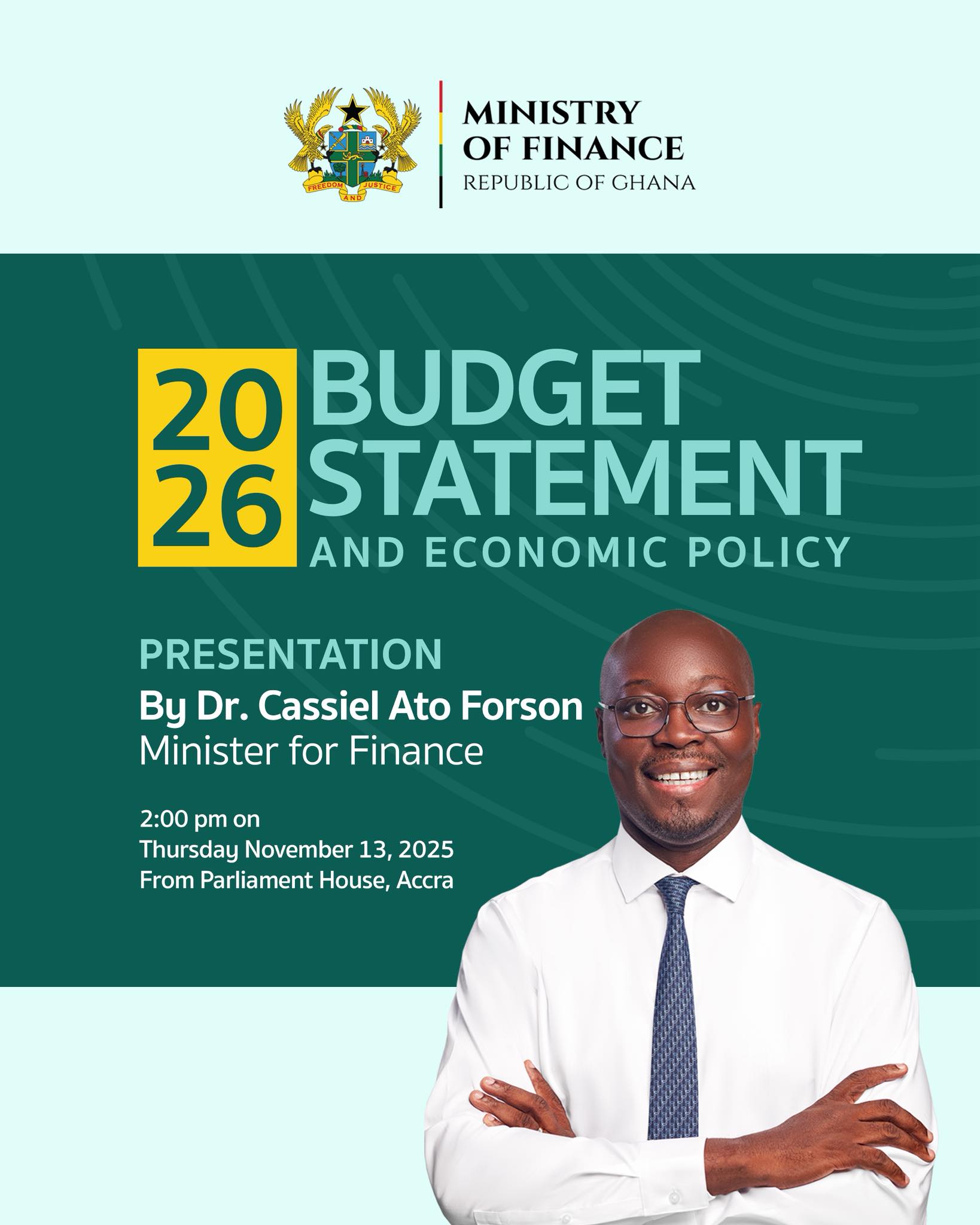 Live Streaming: Presentation of 2026 Budget Statement