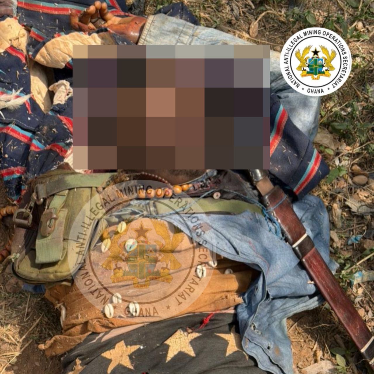 NAIMOS officer shot, assailant killed during anti-galamsey operation