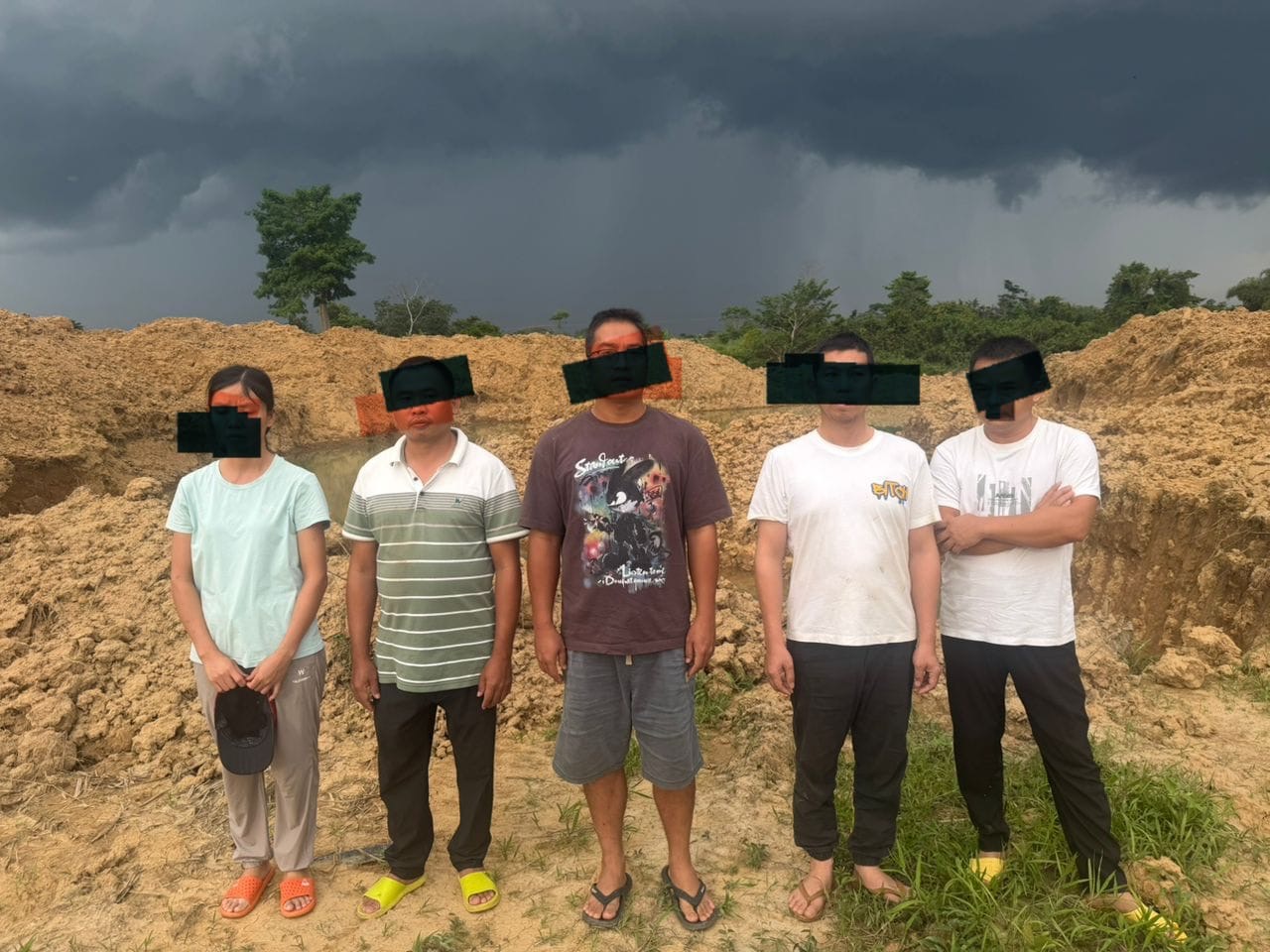 Five Chinese nationals arrested over galamsey in Eastern Region