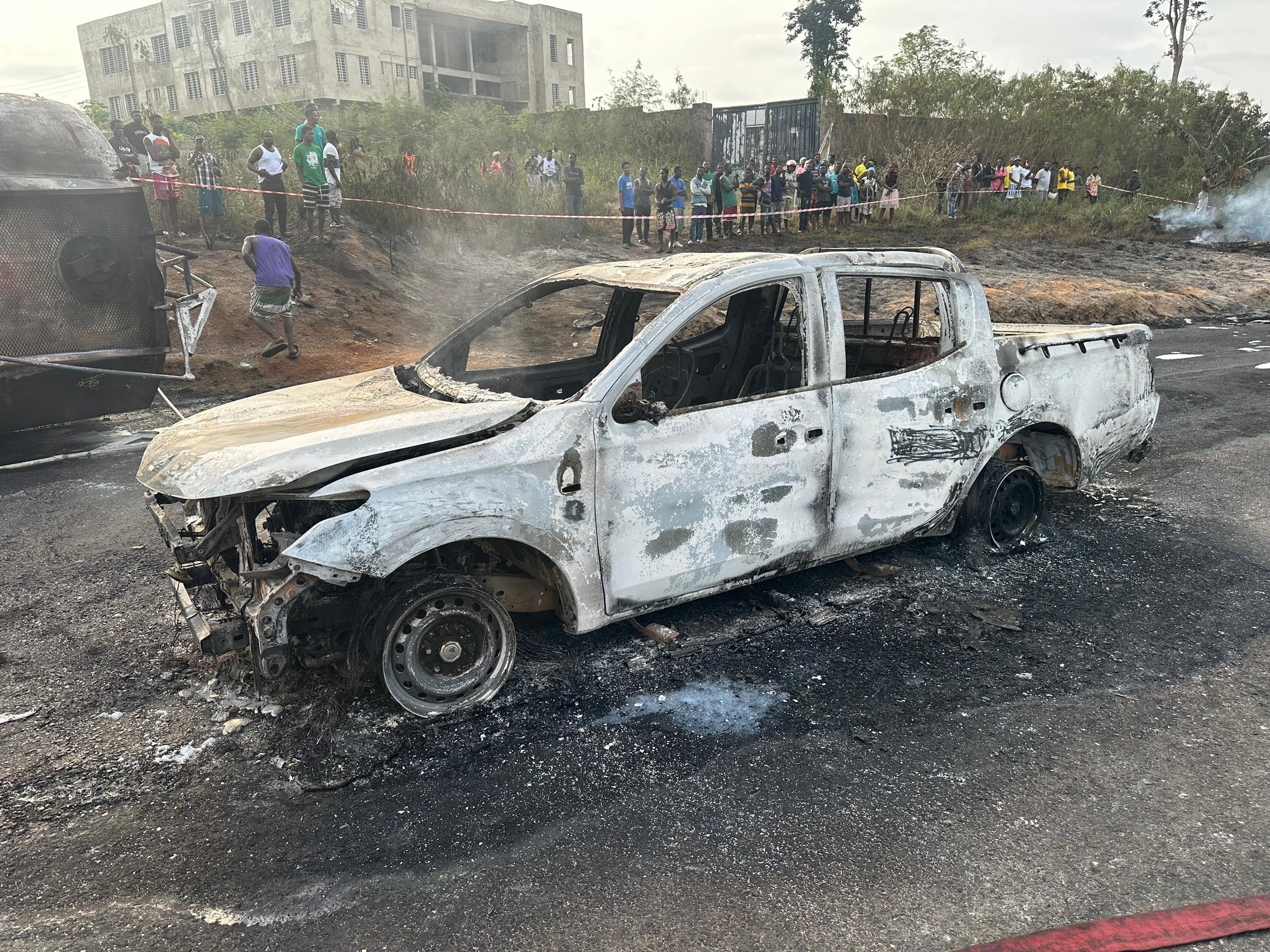 Four discharged, six referred after Ntoaso tanker blast