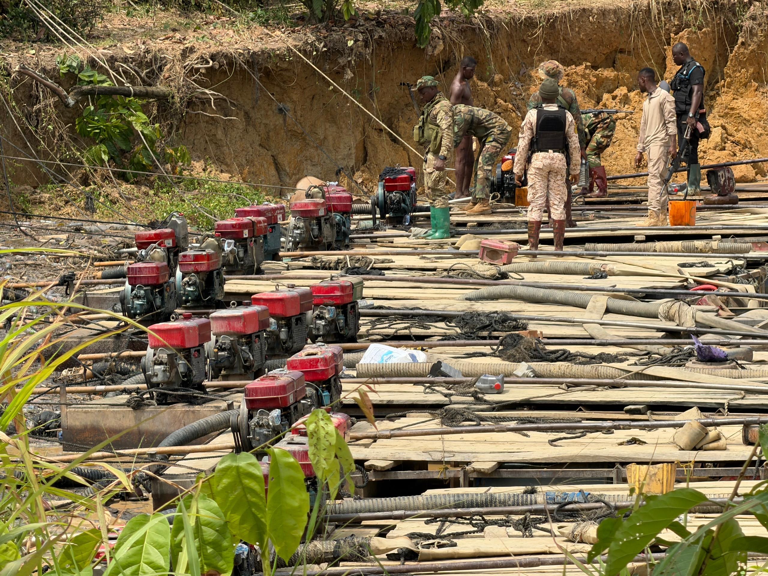 NAIMOS dismantles major galamsey network on River Pra
