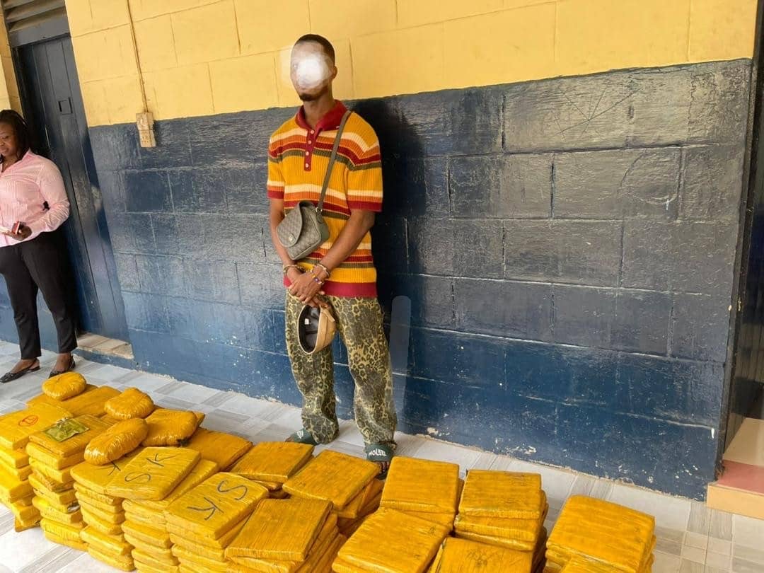 Police seize 209 slabs of suspected narcotics at Swedru