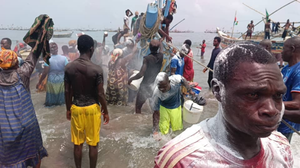 Ghana Armed Forces rescue stranded fishermen after sea attack