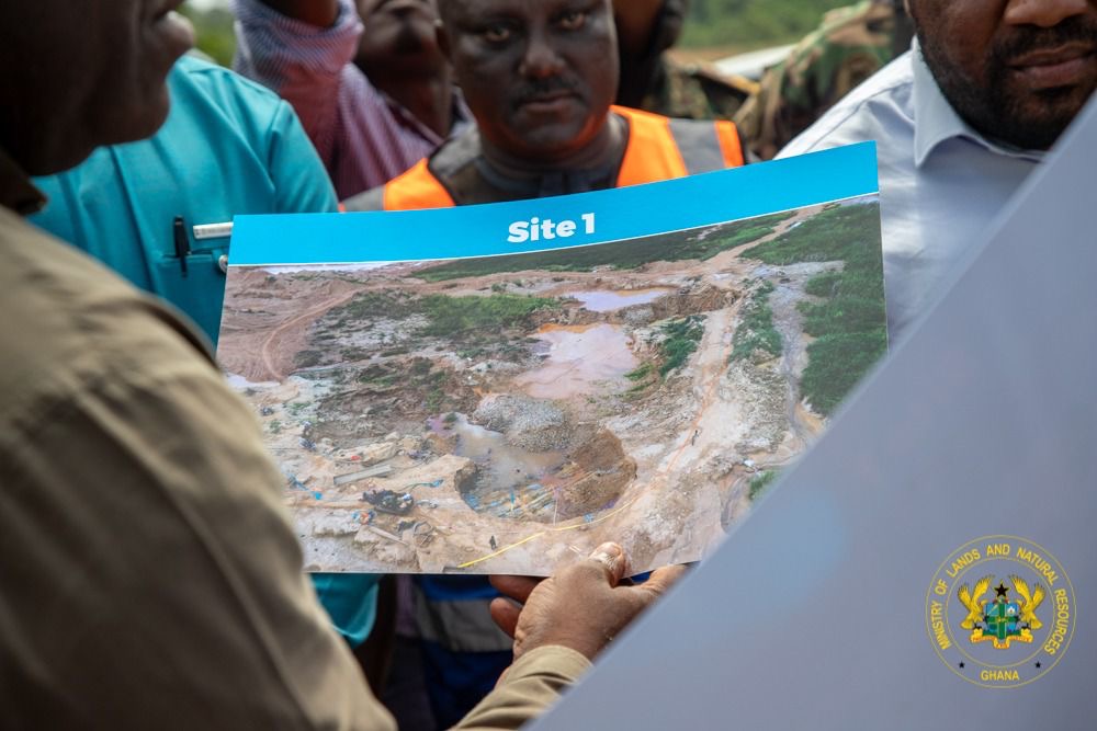 Lands minister inspects 320 reclaimed hectares at Manso Nyankomanse