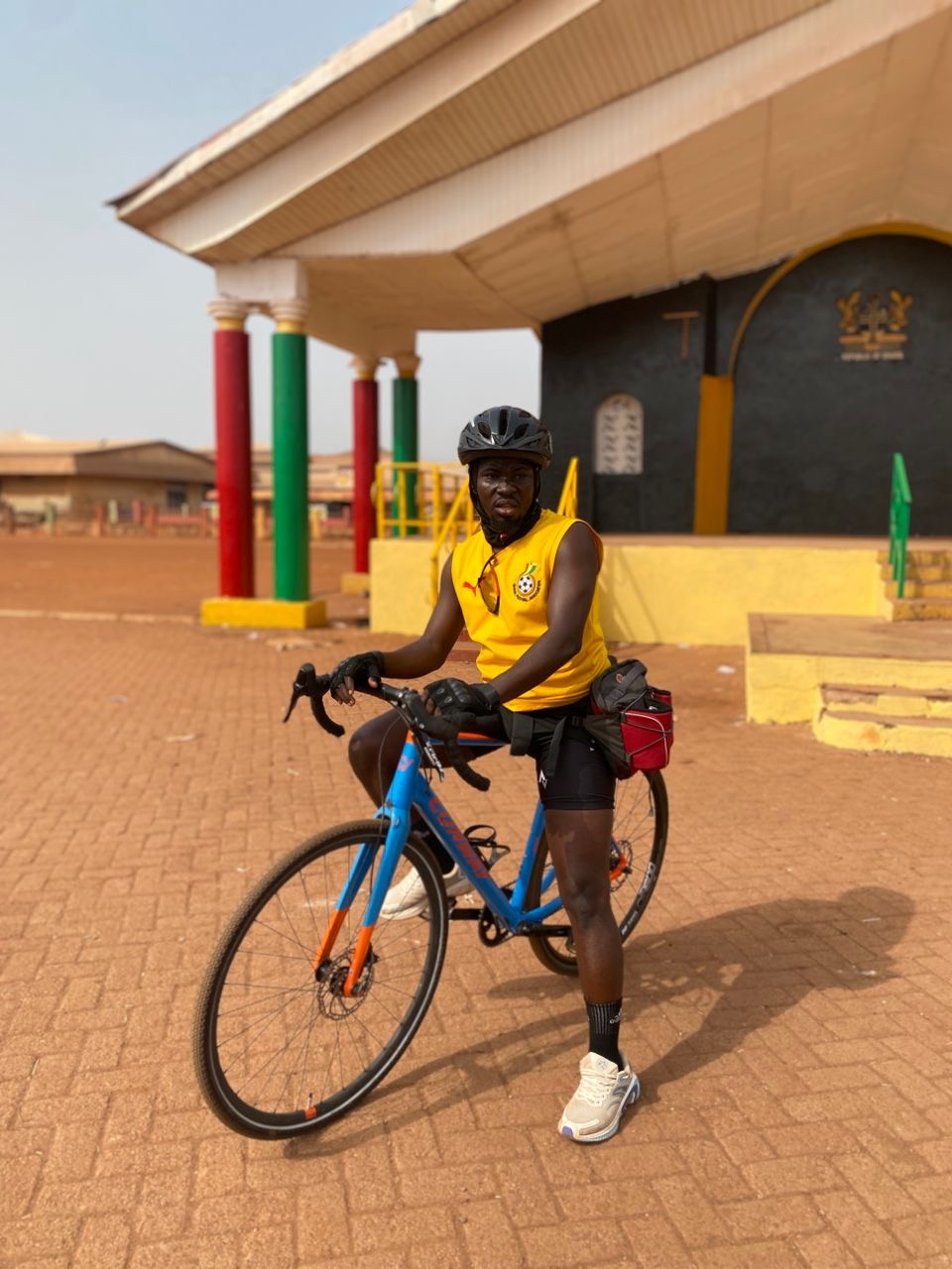 TaTU student cycles 600km to Accra for Independence
