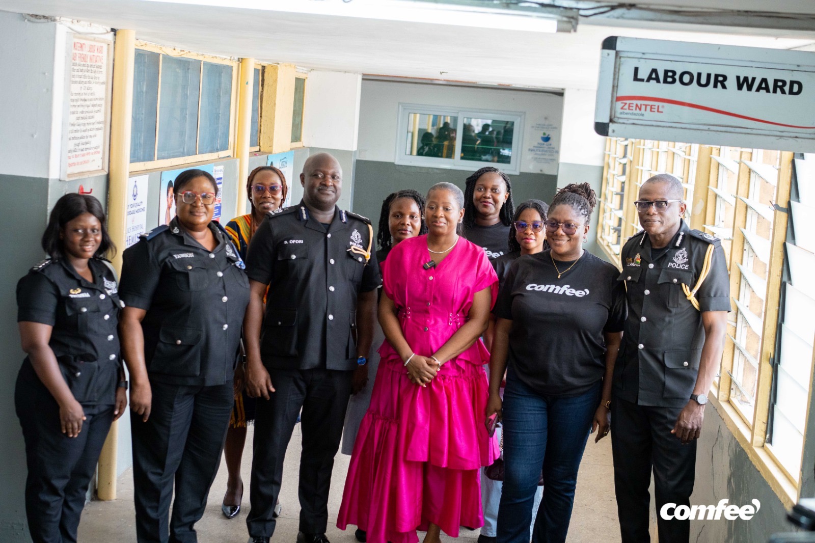 Comfee Ghana donates air conditioners to Police Hospital maternity ward