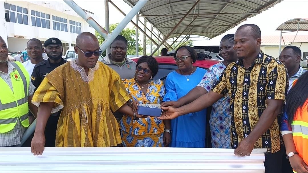 Minister, NADMO donate roofing sheets to storm-hit schools