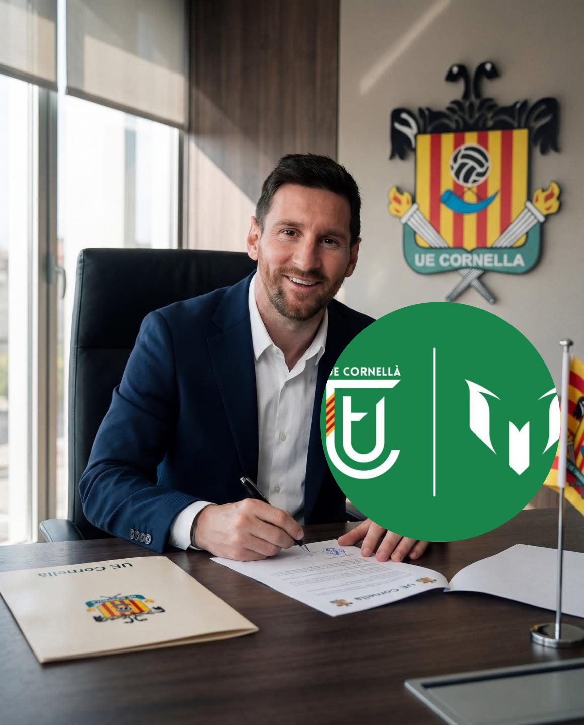 Messi buys Spanish third-tier club Cornellà